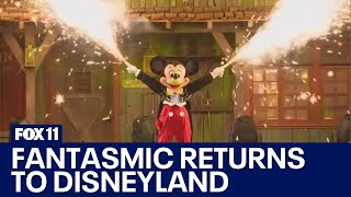 Disneylands Fantasmic show to return this weekend [upl. by Manuel464]