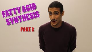 Fatty acid synthesis Part 2 شرح بالعربي [upl. by Eeslehc]