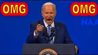 Joe Biden was a TOTAL Disaster Today at NAACP Convention Event [upl. by Assek]