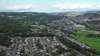 Drone Footage  Bradford  Towards Cottingley Village Primary School and Dixons Academy [upl. by Giraldo]