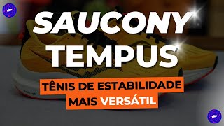 SAUCONY TEMPUS Tênis versátil com muita estabilidade [upl. by Moia]