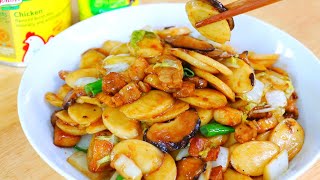 Easy StirFry Rice Cakes Recipe Nian Gao amp Win 1000 Knorr Sweepstakes CiCi Li [upl. by Derek]