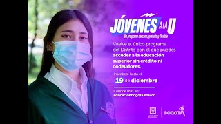 4000 becas en Bogotá con el programa quotjóvenes a la Uquot [upl. by Ailongam]