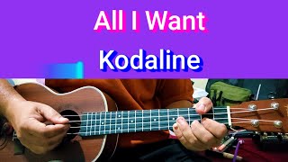 All I Want Kodaline ukulele cover song [upl. by Goulet]