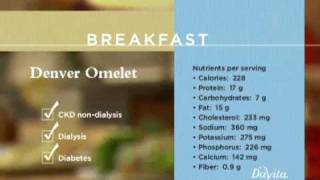 DaVita Kitchen  KidneyFriendly Denver Omelet Recipe [upl. by Maureene]