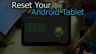 How To Reset Your Android Tablet [upl. by Ardnikat]