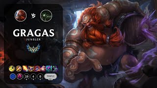 Gragas Jungle vs Warwick  EUW Challenger Patch 144 [upl. by Neeka]