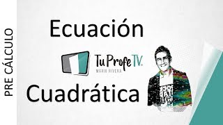 Solución de Ecuación cuadrática [upl. by Einnaj]