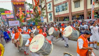 Khairatabad Ganesh 2024  Maharashtra Puneri Dhol Tasha Performance khairatabadganesh2024 [upl. by Almena459]