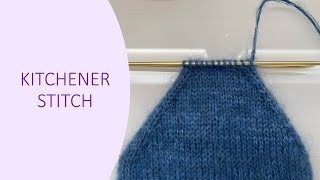 Kitchener Stitch  Grafting  Socks Knitting  Knitting Technique  Beginners Knitting  Tutorial [upl. by Costin]