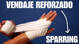 Aprende 1 de los vendajes reforzados quotmas segurosquot para tus sparring [upl. by Tizes]