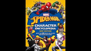 Flip Through Spiderman Character Encyclopedia New Edition Book  More than 200 Heroes and Villains [upl. by Atolrac860]