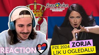 🇷🇸 Reaction Zorja  Lik U Ogledalu PZE 2024 SUBTLD  Pesma Za Evroviziju Serbia Eurovision 2024 [upl. by Ydnis]