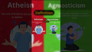 atheism vs Agnosticism religionexplained history religion facts christmas religiouscomparison [upl. by Benedetto]