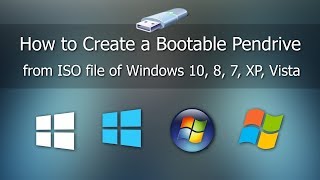 How to create Bootable Windows 788110 ISO File without any software in USB pendrive video 2019 [upl. by Jerol279]