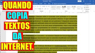 COMO REMOVER REALCE DO TEXTO NO WORD  Fácil e rápido [upl. by Moselle]