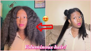 Blowout Tips for Gorgeous Natural Hair Results 😍 [upl. by Oigimer]