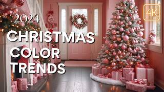 Top 10 Christmas Decor Color Trends for 2024 You MUST Try  Unique Ideas for a Festive Home [upl. by Stine958]