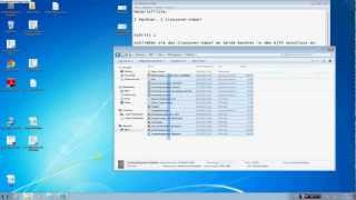 Datenaustausch zwischen 2 Rechnern Betriebssystem Windows 7 [upl. by Siri812]