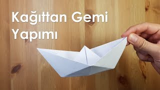 Kağıttan Gemi Yapımı A4 kağıt [upl. by Hales]