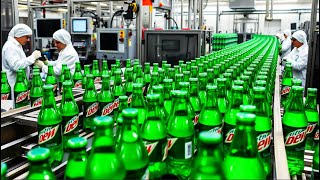 How Mountain Dew Is Made In The Factory  Factory Manufacturing Process Engineering [upl. by Anialed]