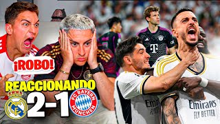 REACCIONANDO al MADRID 21 BAYERN MÚNICH ¡Siempre igual con este equipo [upl. by Nalahs392]