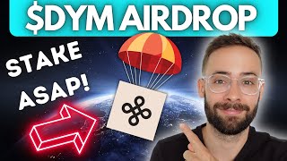 Dymension DYM Airdrop How to Stake for MORE Airdrops [upl. by Weibel]