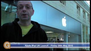 Apple iPad UK Launch News Report  Bluewater  Friday 28th May 2010 [upl. by Vanna826]