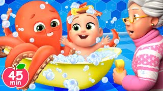 Bath Tub Song with Sea Animals More Lalafun Nursery Rhymes amp Kids Songs [upl. by Thecla]