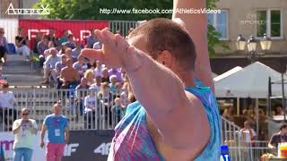 Darlan Romani 2194m NR Bialystok 2018  2 other big throws [upl. by Vaclava533]