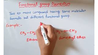 Functional group isomerism [upl. by Aggi]