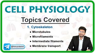 Cell Membrane Physiology  Cytoskeleton Part 2 [upl. by Stepha]