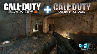 WAW weapons  Call of Duty Black ops 3 Zombies Nacht Der Untoten 3 [upl. by Ainimreh]