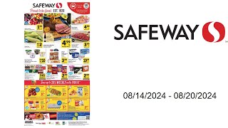 Safeway Weekly Ad US  08142024  08202024 [upl. by Eisus659]