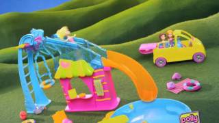 Polly Pocket  Flip n Swim Pool Playset [upl. by Keane]