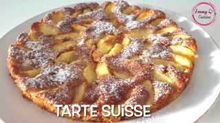 Tarte suisse aux pommes 🍎 sans pâte feuilletée ni sablée [upl. by Loggins]