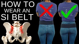 Best Way To Wear Sacroiliac Belt for SI Joint Pain Relief [upl. by Tuesday]