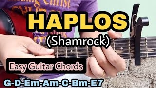 HAPLOS  Shamrock Easy Guitar Chords Guitar Tutorial [upl. by Selassie375]