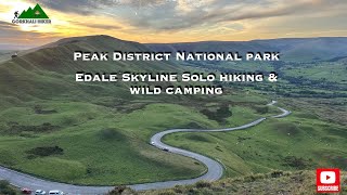 Edale Skyline Solo hiking amp wild camping [upl. by Osner]