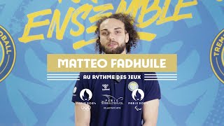 EP04 Mattéo Fadhuile joueur du Tremblay Handball quotà fond derrière l’équipe de Francequot [upl. by Vaios]