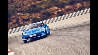 Premier essai Alpine A110 2018  Le Moniteur Automobile [upl. by Nauwaj]