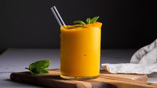 Only 2 Ingredients Mango Smoothie [upl. by Akehsal]