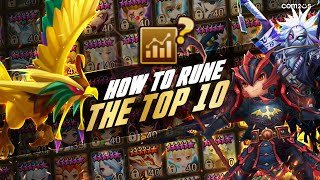 How to Rune the Top 10 Nat 5s Chosen by New Players [upl. by Pedaiah]