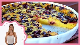 Meggyes clafoutis elkészítése recepttel  Sütik Birodalma [upl. by Handy]