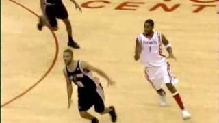 2004 NBA Rockets v Spurs  Tracy McGrady scores 13pts in 33secs to win the game [upl. by Schuster566]