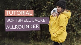 Tutorial  Softshelljacke Allrounder von mamalila [upl. by Nuy]