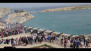 The Maltese are still selective of which cruise ships enter the port  Valletta Barrakka Gardens [upl. by Ettereve]