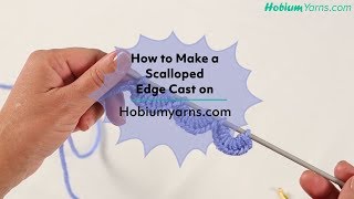 How to Make a Scalloped Edge Cast On [upl. by Euqinomad268]