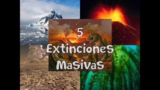 Las 5 Extinciones Masivas en la Tierra [upl. by Anilah]