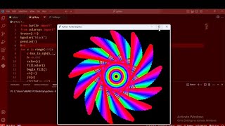 How to make graphics design in python 😍😍Day09 [upl. by Eelahs817]